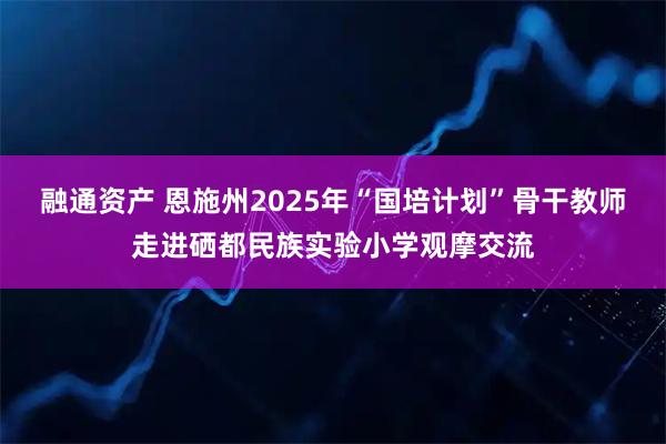 融通资产 恩施州2025年“国培计划”骨干教师走进硒都民族实验小学观摩交流