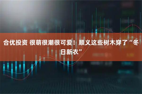 合优投资 很萌很潮很可爱！顺义这些树木穿了“冬日新衣”