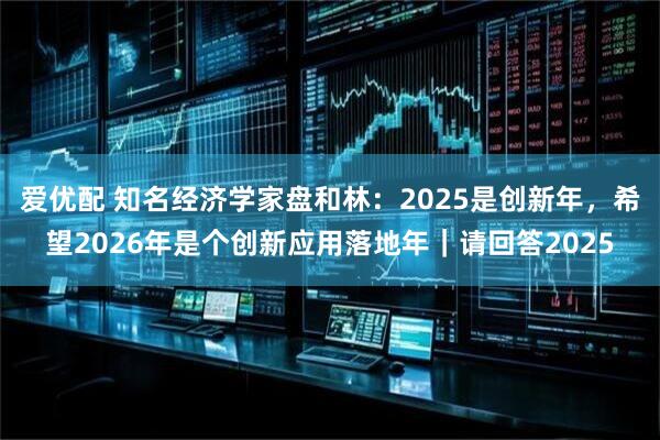 爱优配 知名经济学家盘和林：2025是创新年，希望2026年是个创新应用落地年｜请回答2025