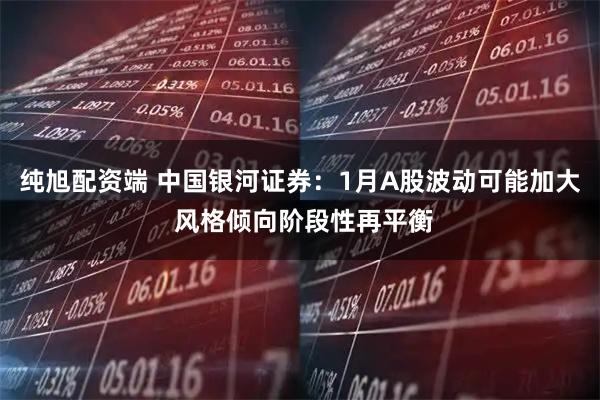 纯旭配资端 中国银河证券：1月A股波动可能加大 风格倾向阶段性再平衡